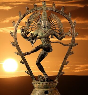 Tantra - A statue of Nataraja, the dancing Shiva.