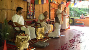 tantra - Jana receiving an initiation from her teacher