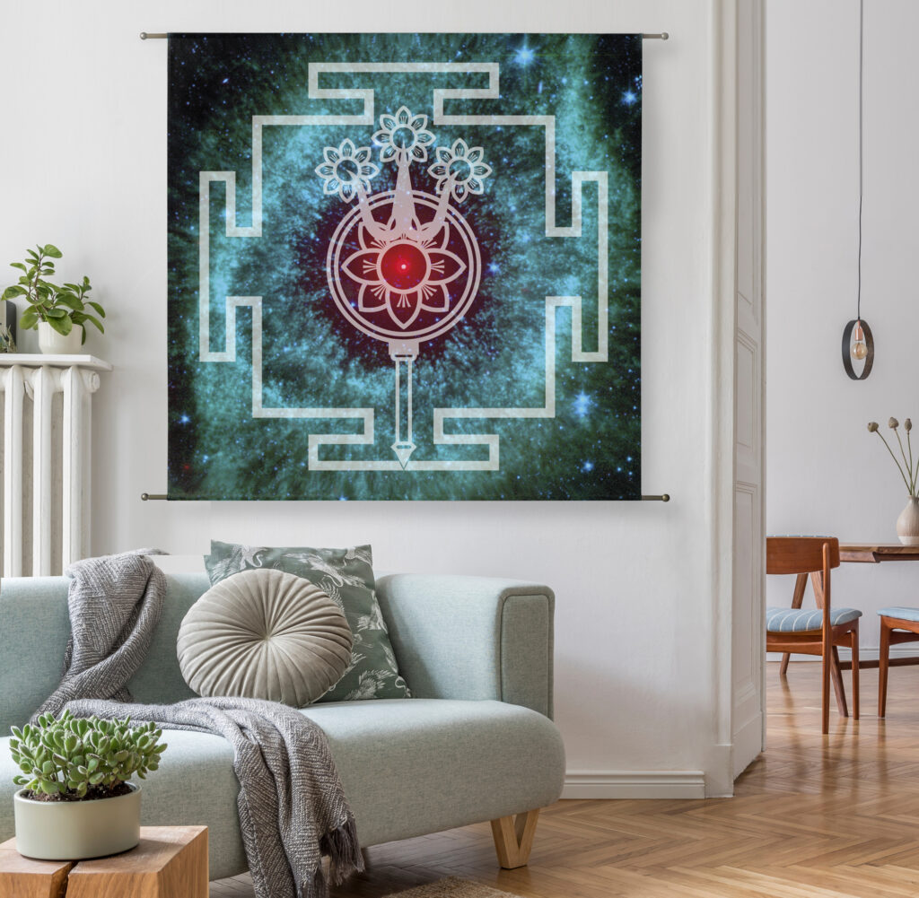 Shiva Trident yantra supports Yoga teachers