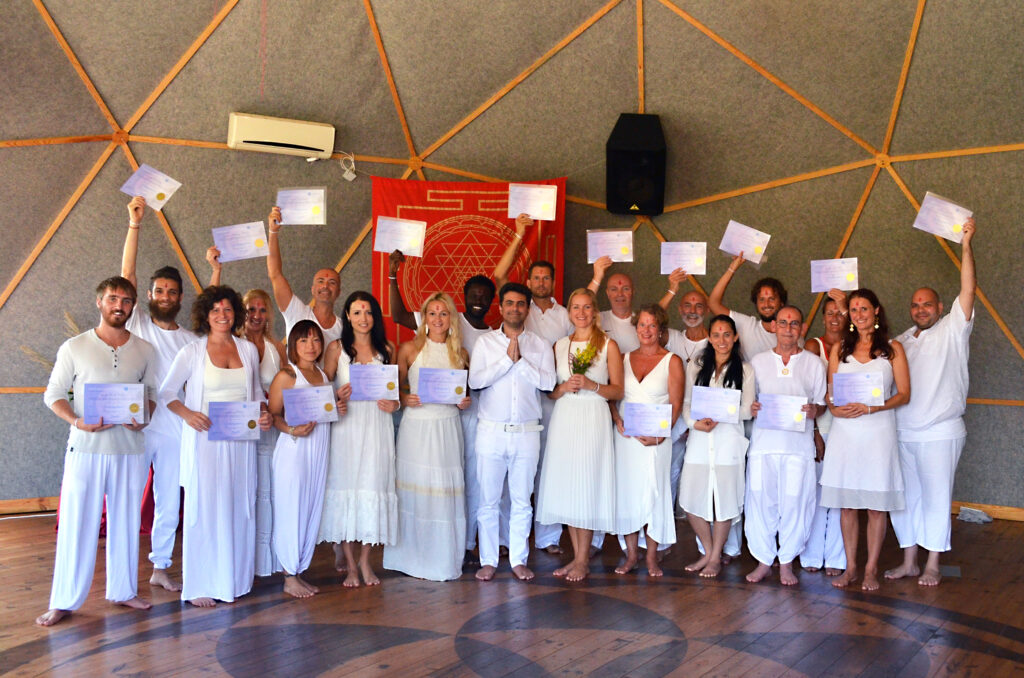 Graduation of tantra yoga level 1